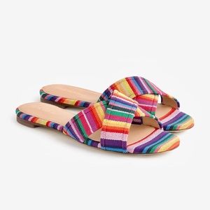 J.CREW Rainbow Sandals